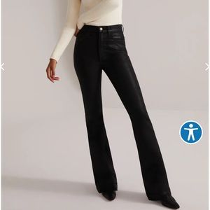 Favorite daughter VALENTINA SUPER HIGH RISE MINI BOOT Jean leather (obsidian)